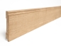 Preview: Solid Skirting Board Oak A/B 20x150 hardwax oil natural white 1,5-2,5m Hamburg profile